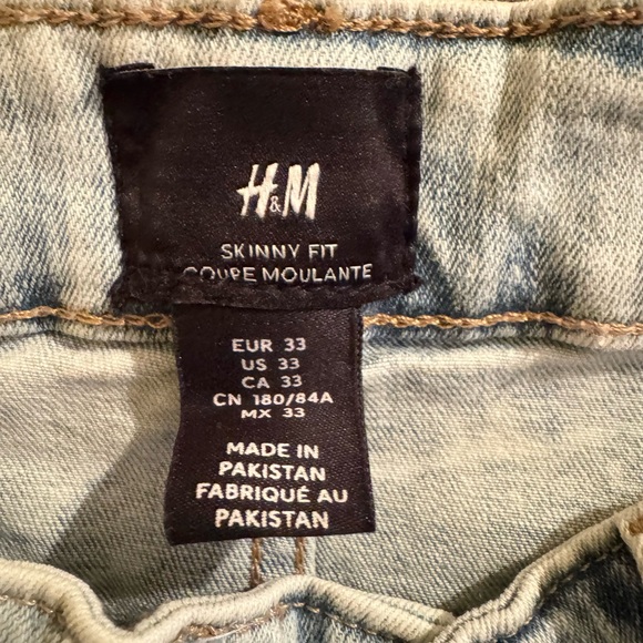 Men’s H&M Skinny Jeans Sz 33 X 32 (Both pair are included) - Picture 6 of 6